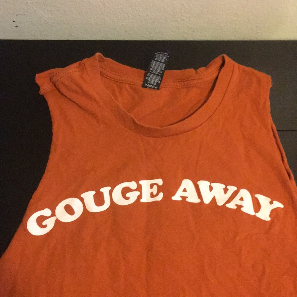 Gouge Away Hardcore Punk Crop top
